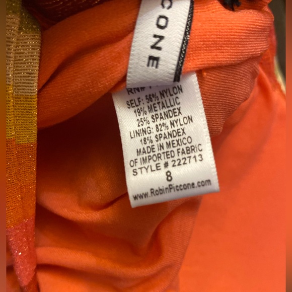 NWT Robin Piccone Greta Keyhole One-Piece size 8 - Picture 9 of 13